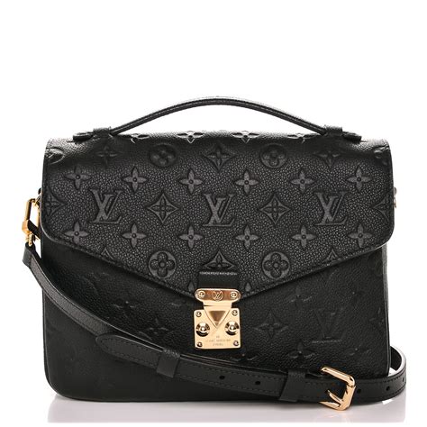 lv black pochette|louis vuitton pochette metis crossbody.